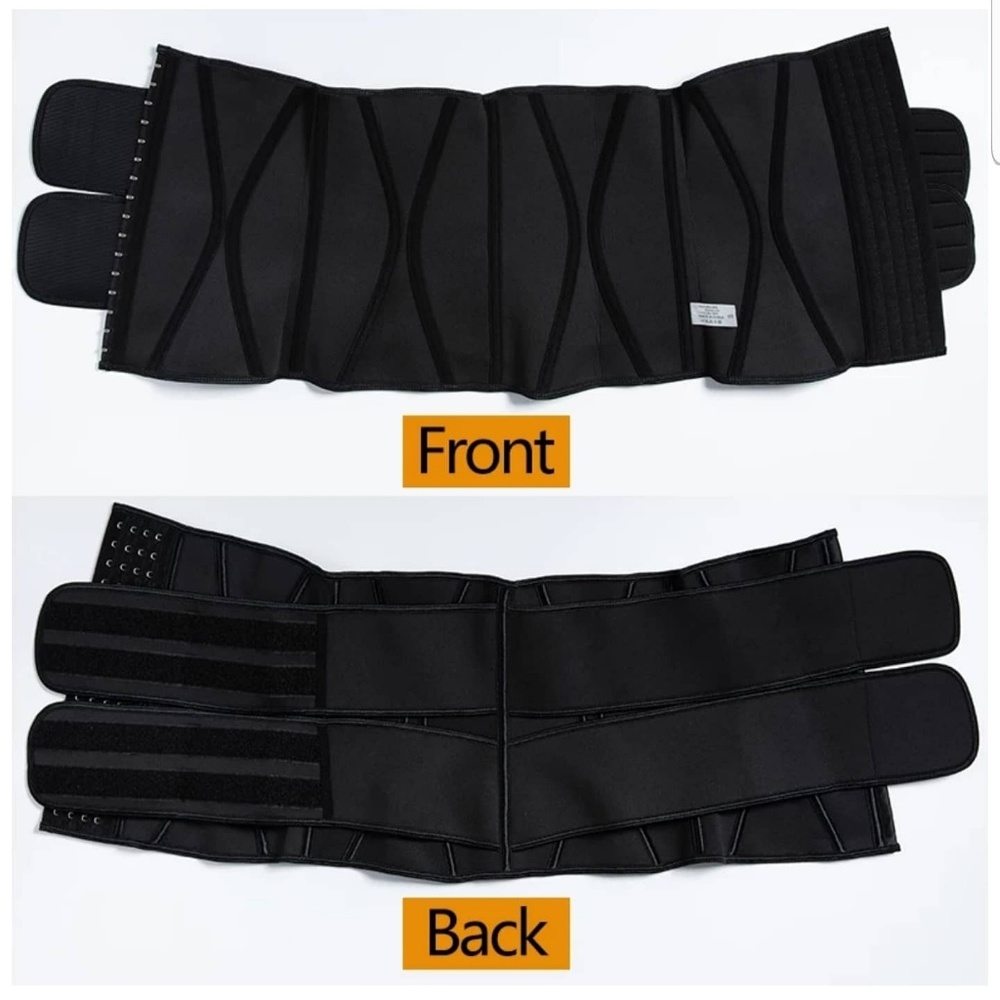 🔥🆕️ Waist Trainer Work Out Back Support 2 in 1 - Picture 4 of 6